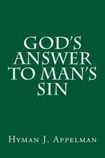 God's Answer to Man's Sin