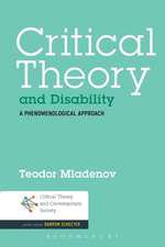 Critical Theory and Disability: A Phenomenological Approach