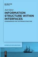 Information Structure Within Interfaces