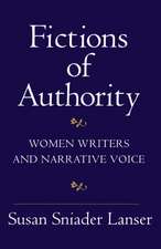 Fictions of Authority – Women Writers and Narrative Voice