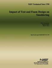 Nist Technical Note 1799 Impact of Test and Foam Design on Smoldering