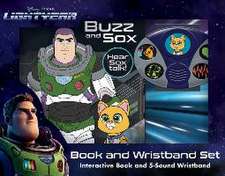 Disney Pixar Lightyear: Buzz and Sox Book and 5-Sound Wristband Set