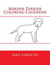 Border Terrier Coloring Calendar