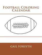 Football Coloring Calendar