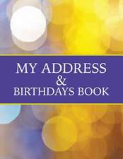 My Address & Birthdays Book