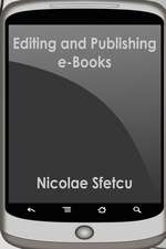 Editing and Publishing E-Books