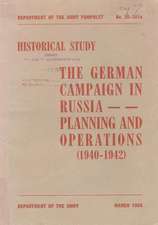 The German Campaign in Russia