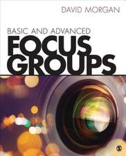 Morgan, D: Basic and Advanced Focus Groups