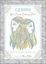 Gemini: Your Cosmic Coloring Book: 24 Astrological Designs for Your Zodiac Sign!