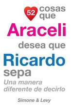 52 Cosas Que Araceli Desea Que Ricardo Sepa