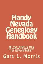 Handy Nevada Genealogy Handbook