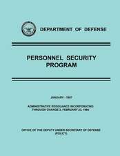 Department of Defense Personnel Security Program