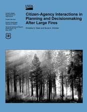 Citizen-Agency Interactions in Planning and Decionmaking After Large Fires