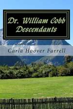 Dr. William Cobb Descendants