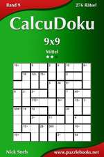 Calcudoku 9x9 - Mittel - Band 9 - 276 Ratsel