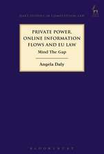 Private Power, Online Information Flows and EU Law