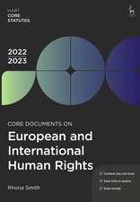 Core Documents on European & International Human Rights 2022-23