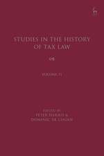 Studies in the History of Tax Law, Volume 11