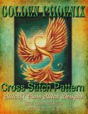 Golden Phoenix Cross Stitch Pattern