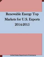 Renewable Energy Top Markets for U.S. Exports 2014-2015