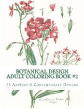 Botanical Design Adult Coloring Book #2