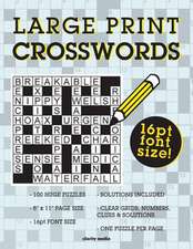 Large Print Crosswords