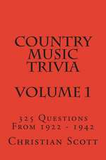 Country Music Trivia - Volume 1