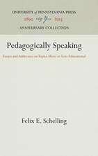 Pedagogically Speaking