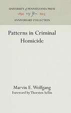 Patterns in Criminal Homicide