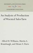 An Analysis of Production of Worsted Sales Yarn