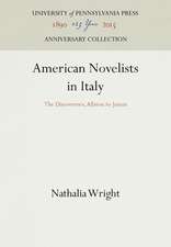 American Novelists in Italy – The Discoverers, Allston to James