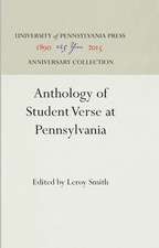 Anthology of Student Verse at Pennsylvania