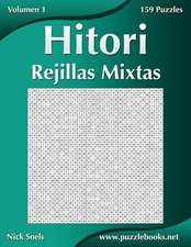 Hitori Rejillas Mixtas - Volumen 1 - 159 Puzzles