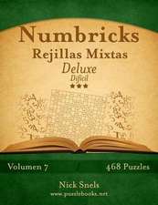 Numbricks Rejillas Mixtas Deluxe - Dificil - Volumen 7 - 468 Puzzles