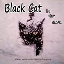 Black Cat in the Snow