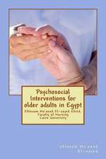 Psychosocial Interventions for Older Adults in Egypt