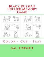 Black Russian Terrier Memory Game