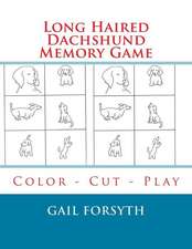 Long Haired Dachshund Memory Game