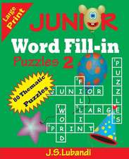 Junior Word Fill-In Puzzles 2