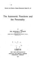 The Autonomic Functions and the Personality