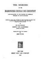 The Memoirs of the Baroness Cecile de Courtot