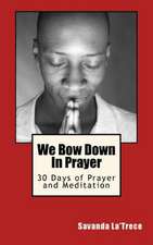 We Bow Down in Prayer: 30 Days of Prayer and Meditation