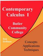 Contemporary Calculus I: Butler Community College