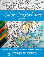 Color Coastal Art: 30 Coastal Inspired Hand Drawn Designs