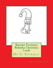 Russian Tsvetnaya Bolonka Christmas Cards