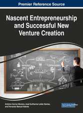 Nascent Entrepreneurship and Successful New Venture Creation