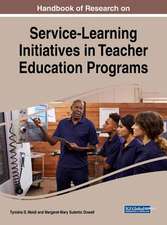 Handbook of Research on Service-Learning Initiatives in Teacher Education Programs