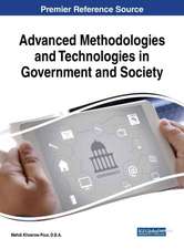 Advanced Methodologies and Technologies in Government and Society