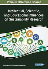 Intellectual, Scientific, and Educational Influences on Sustainability Research