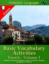 Parleremo Languages Basic Vocabulary Activities French - Volume 1